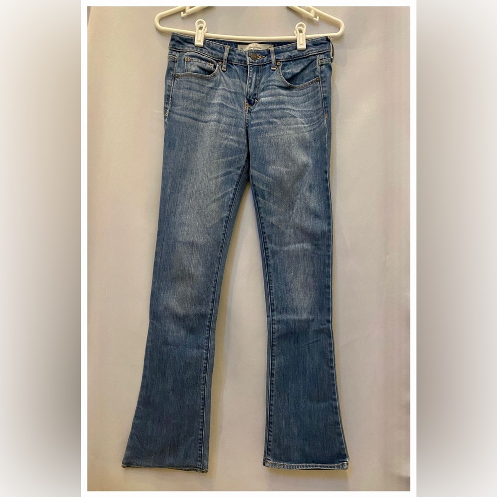 Abercrombie & Fitch, bootcut jeans, washed out blue, size 2S